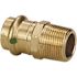 Viega ProPress 2 in. Press x 2 in. MPT Zero Lead Bronze Adapter