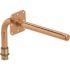PureFlow 1/2 in. x 1/2 in. x 3-1/2 in. x 8 in. Brazed Copper Press 90-Degree Stub-Out with Wall Plate (25-Pack)