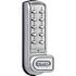 Codelocks KitLock 1 in. Silver Grey Electronic Keypad Cabinet Lock
