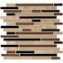 MSI Amalfi Cafe 12 in. x 12 in. Interlocking Glass and Porcelain Mesh-Mounted Mosaic Wall Tile (15 sq. ft. / case)