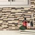 MSI Amalfi Cafe 12 in. x 12 in. Interlocking Glass and Porcelain Mesh-Mounted Mosaic Wall Tile (15 sq. ft. / case)
