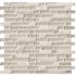 MSI Delano Blanco Interlocking 12 in. x 12 in. x 0.24 in. Glass/Stone Mesh-Mounted Mosaic Wall Tile (14.7 sq. ft./Case)