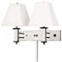 Startex 2L WALL LAMP DBL BN EBONY
