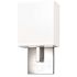 Startex 1L WALLSCONCE BRUSH NICKEL