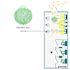 Renown Tidal Wave 60-Day Anti-splash Urinal Screen, Cucumber Melon Scent, Pack of 6