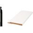 FINISHED ELEGANCE 1866 5/8 in. x 5 1/4 in. x 96 in. Finished MDF White Baseboard Moulding (1-Piece âˆ’ 8 Total Linear Feet)