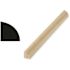 Woodgrain Millwork WM 106 11/16 in. x 11/16 in. x 96 in. Solid Pine Quarter Round Moulding