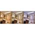 48 in. x 12 in. Modern Thin Profile Brushed Nickel LED Flush Mount Ceiling Light 3000K 4000K 5000K 4000LM 50W Dimmable