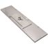 48 in. x 12 in. Modern Thin Profile Brushed Nickel LED Flush Mount Ceiling Light 3000K 4000K 5000K 4000LM 50W Dimmable