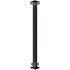 PEAK Aluminum Railing 42 in. H x 4 in. W Black Aluminum Deck Railing Corner Post