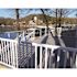 PEAK Aluminum Railing 42 in. H x 4 in. W White Aluminum Deck Railing Stair Post