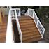 PEAK Aluminum Railing 42 in. H x 4 in. W White Aluminum Deck Railing Stair Post