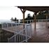 PEAK Aluminum Railing 42 in. H x 4 in. W White Aluminum Deck Railing Stair Post