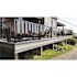 PEAK Aluminum Railing 4 ft. Black Aluminum Deck Railing Hand and Base Rail for 42 in. high system