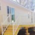 PEAK Aluminum Railing 6 ft. White Aluminum Deck Railing Hand and Base Rail for 42 in. high system