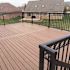 PEAK Aluminum Railing 6 ft. Black Aluminum Deck Railing Hand and Base Rail for 42 in. High System
