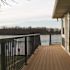 PEAK Aluminum Railing 6 ft. Black Aluminum Deck Railing Hand and Base Rail for 42 in. High System