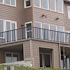 PEAK Aluminum Railing 6 ft. Black Aluminum Deck Railing Hand and Base Rail for 42 in. High System