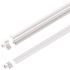 PEAK Aluminum Railing 6 ft. White Aluminum Deck Railing Stair Hand and Base Rail Kit for 42 in. high system