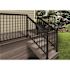 PEAK Aluminum Railing 4 ft. Black Aluminum Deck Railing Picket and Spacer Kit for 42 in. high system