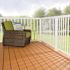 PEAK Aluminum Railing 4 ft. White Aluminum Deck Railing Wide Picket and Spacer Kit for 42 in. high system