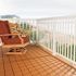 PEAK Aluminum Railing 6 ft. White Aluminum Deck Railing Wide Picket and Spacer Kit for 42 in. high system