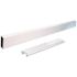 PEAK Aluminum Railing 6 ft. White Aluminum Deck Railing Wide Picket and Spacer Kit for 42 in. high system