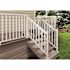 PEAK Aluminum Railing 6 in. W White Aluminum Deck Railing Universal Connector for 42 in. high system