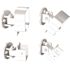 PEAK Aluminum Railing 6 in. W White Aluminum Deck Railing Universal Connector for 42 in. high system