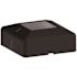 Peak Aluminum Railing 4 in. x 4 in. Black Aluminum Deck Railing Post Base Cover for 42 in. high system