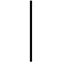 PEAK Aquatine 2 in. x 2 in. x 5.93 ft. Black Aluminum Soft Surface Pool Fence Post