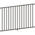 PEAK Aquatine 1/2 in. x 72 in. x 4 ft. Black Aluminum Pool Fence Rail and Picket Kit