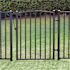 PEAK Aquatine 3 ft. x 4 ft. Black Aluminum Fence Yard Gate