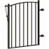 PEAK Aquatine 3 ft. x 4 ft. Black Aluminum Fence Yard Gate