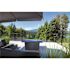 PEAK AquatinePLUS 2.38 in. x 2.38 in. x 4.20 ft. Black Aluminum Hard Surface Pool Fence Post