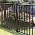 PEAK AquatinePLUS 2.38 in. x 2.38 in. x 5.94 ft. Black Aluminum Soft Surface Pool Fence Post