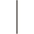 PEAK AquatinePLUS 2.38 in. x 2.38 in. x 5.94 ft. Black Aluminum Soft Surface Pool Fence Post