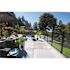 PEAK Aquatine Plus 2.05 in. x 45 in. x 4 ft. Black Aluminum Hard Surface Pool Fence Panel Rail Kit for Glass