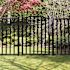 PEAK AquatinePLUS 5/8 in. x 72 in. x 4 ft. Black Aluminum Pool Fence Rail and Picket Kit
