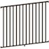 PEAK AquatinePLUS 5/8 in. x 72 in. x 4 ft. Black Aluminum Pool Fence Rail and Picket Kit