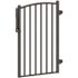 PEAK AquatinePLUS 3 ft. x 4 ft. Black Aluminum Fence Pool Gate