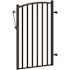 PEAK AquatinePLUS 3 ft. x 4 ft. Black Aluminum Yard Fence Gate
