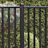 PEAK AquatinePLUS 2 in. x 3 in. x 5 in. Black Aluminum Pool Fence Picket Bracket Kit