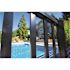PEAK AquatinePLUS 2 in. x 3 in. x 5 in. Black Aluminum Pool Fence Picket Bracket Kit