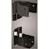PEAK AquatinePLUS 2 in. 2.5 in. x 5 in. Black Aluminum Pool Fence Picket Angle Bracket Kit