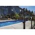 PEAK AquatinePLUS 0.25 in. x 45 in. x 4 ft. Black Aluminum Pool Fence Rail Glass Bracket Kit