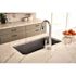 MOEN Sleek Chrome 15.56 in. H Pull Down Sprayer Kitchen Faucet with 360 Degree Spout Swivel and Power Boost