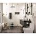 MOEN Gibson Single Hole Single-Handle Bathroom Faucet with Drain Assembly in Chrome