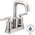 MOEN Gibson 4 in. Centerset 2-Handle High-Arc Bathroom Faucet with Pop-Up Assembly in Chrome