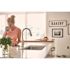 MOEN Sleek Spot Resist Stainless 15.56 in. H Pull Down Sprayer Kitchen Faucet with 360 Degree Spout Swivel and Power Boost